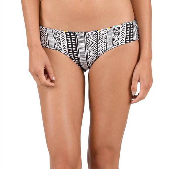 NWT Volcom Locals Cheeky Reversible Bikini Bottoms - Picture 3 of 7